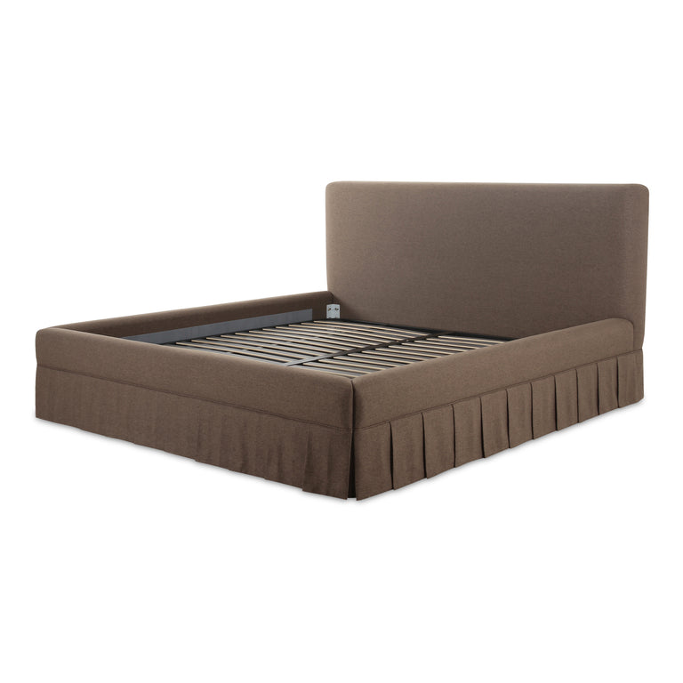 MAREN KING BED BROWN