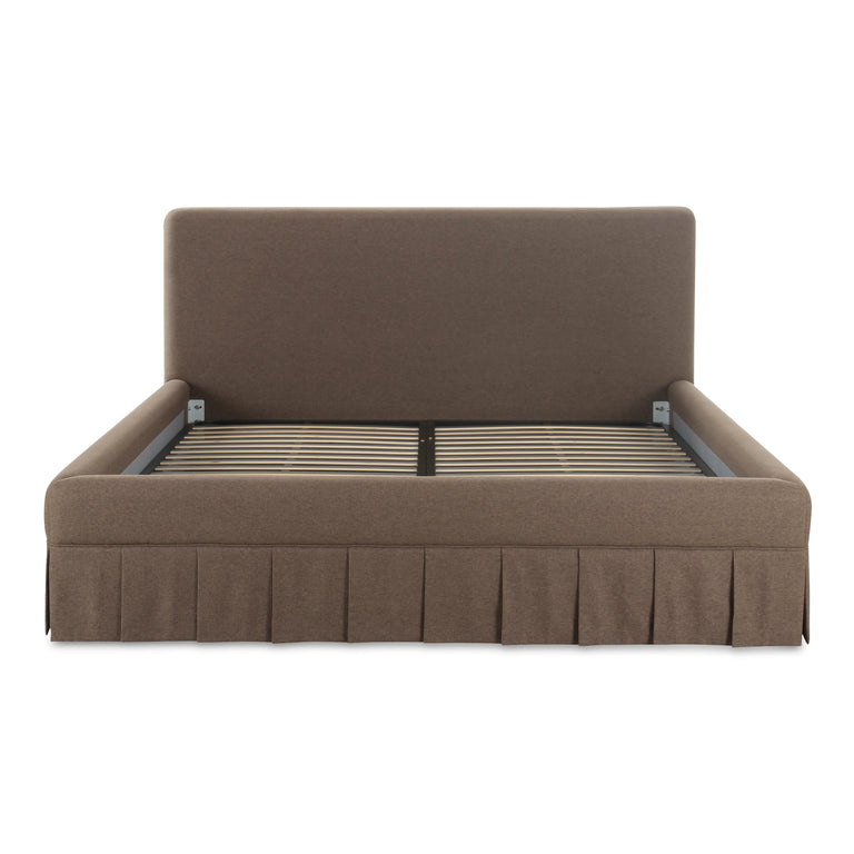 MAREN KING BED BROWN