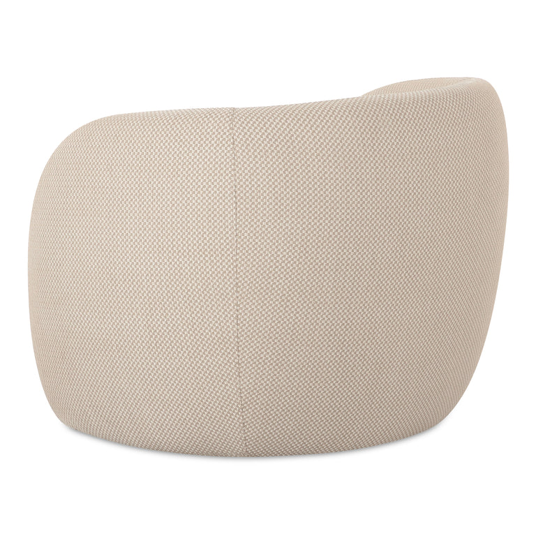 RAE OUTDOOR ACCENT CHAIR BEIGE CHECK