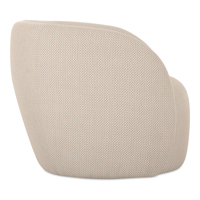 RAE OUTDOOR ACCENT CHAIR BEIGE CHECK
