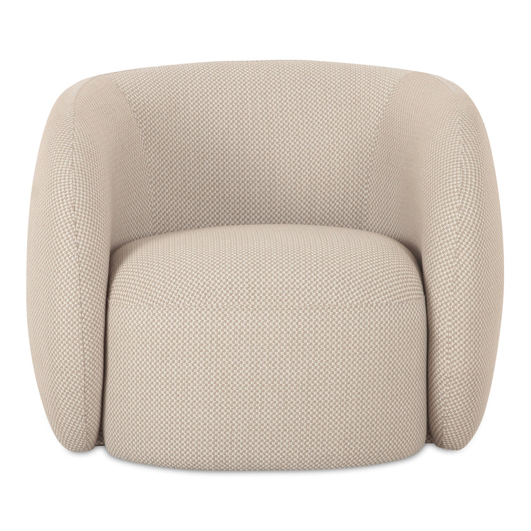 RAE OUTDOOR ACCENT CHAIR BEIGE CHECK