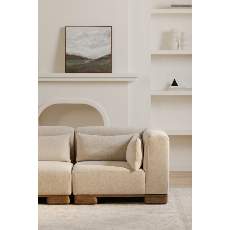 JUNE CORNER CHAIR DARK BROWN