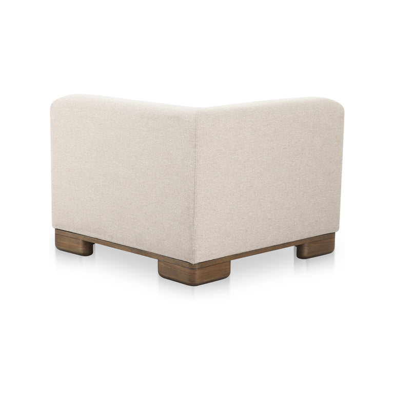 JUNE CORNER CHAIR DARK BROWN
