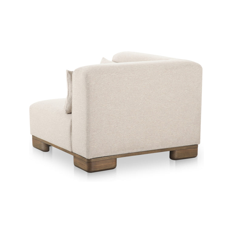 JUNE CORNER CHAIR DARK BROWN
