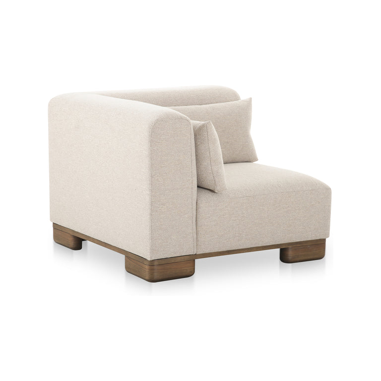 JUNE CORNER CHAIR DARK BROWN
