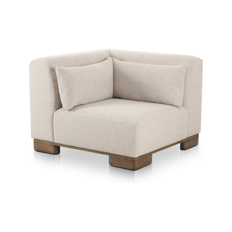 JUNE CORNER CHAIR DARK BROWN