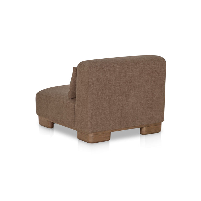 JUNE SLIPPER CHAIR DARK BROWN