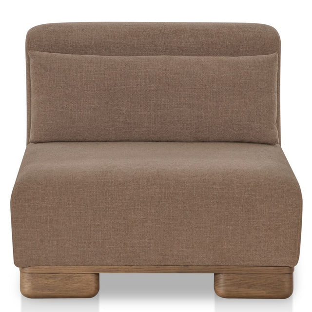 JUNE SLIPPER CHAIR DARK BROWN