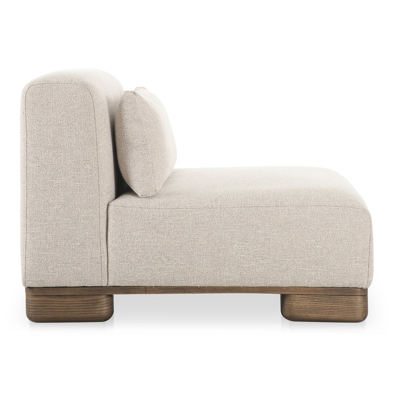 JUNE SLIPPER CHAIR DARK BROWN