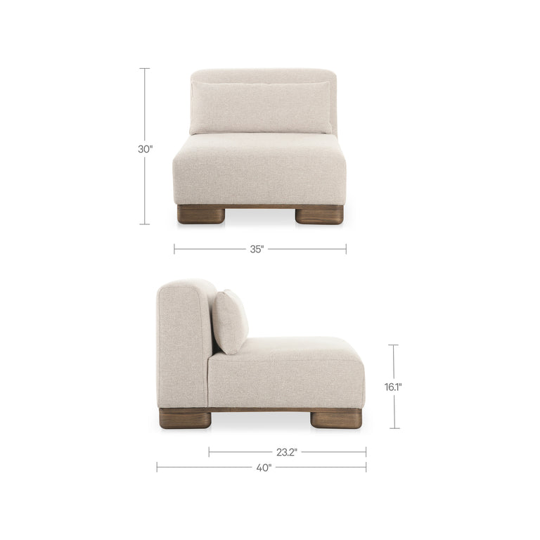 JUNE SLIPPER CHAIR DARK BROWN