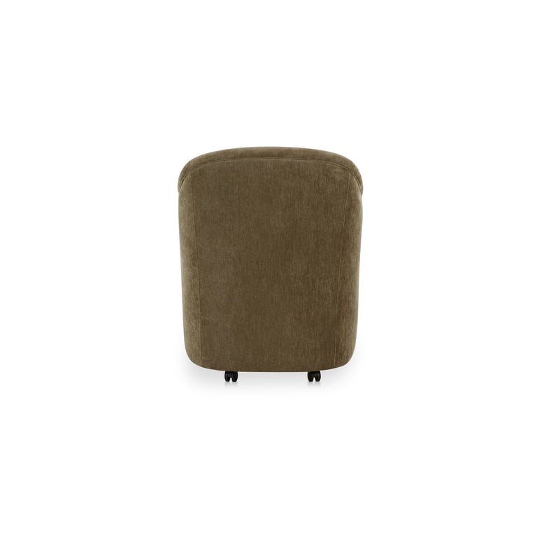 DRAVA ROLLING DINING CHAIR BEIGE