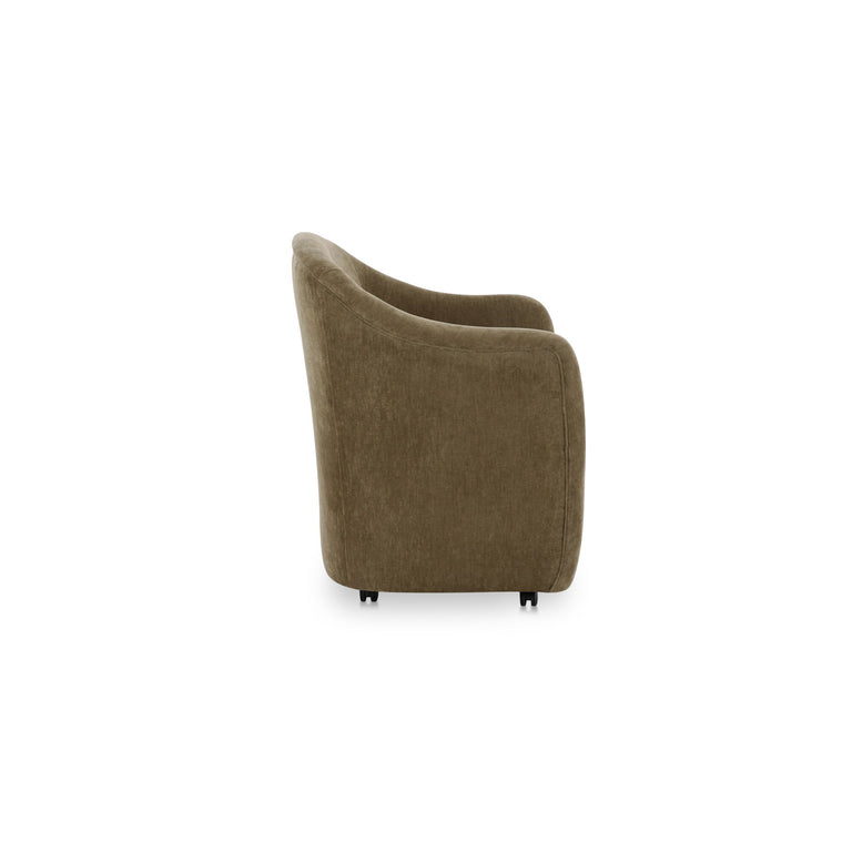 DRAVA ROLLING DINING CHAIR BEIGE