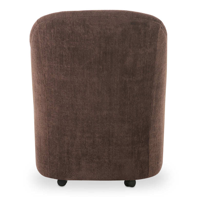 DRAVA ROLLING DINING CHAIR BEIGE