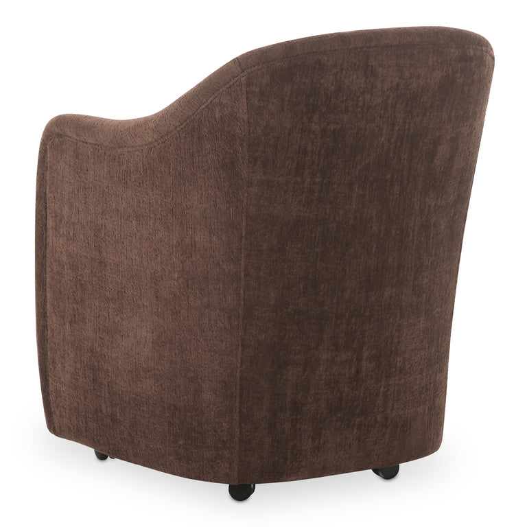 DRAVA ROLLING DINING CHAIR BEIGE