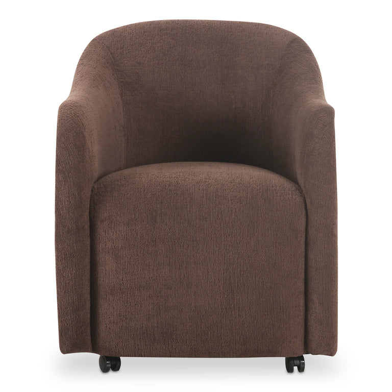 DRAVA ROLLING DINING CHAIR BEIGE