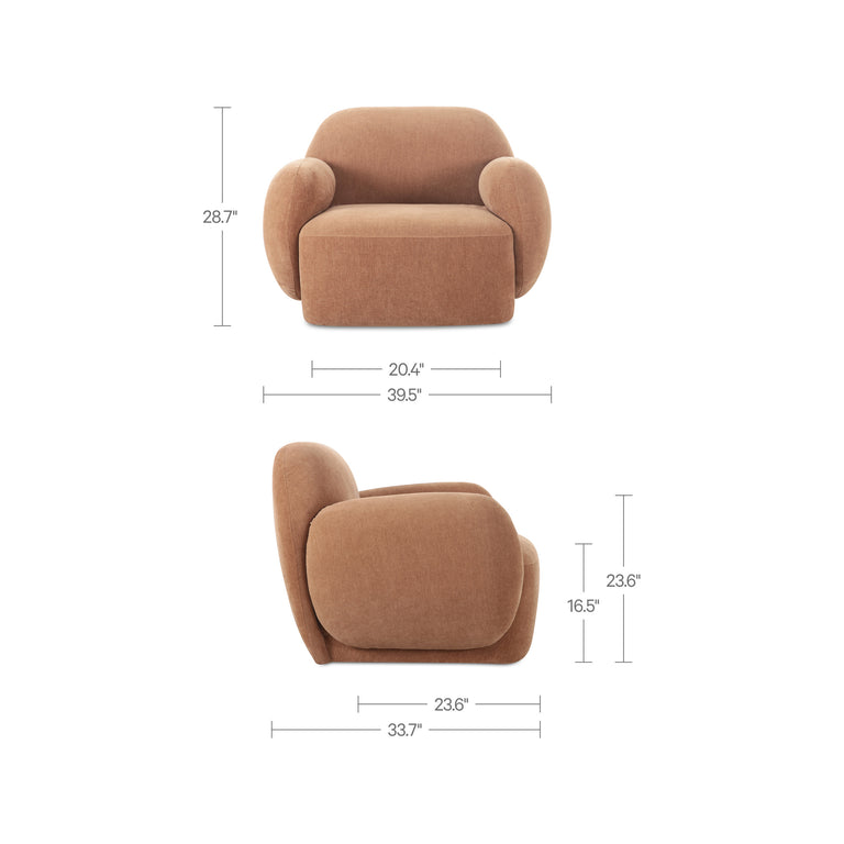 HAZEL LOUNGE CHAIR COPPER