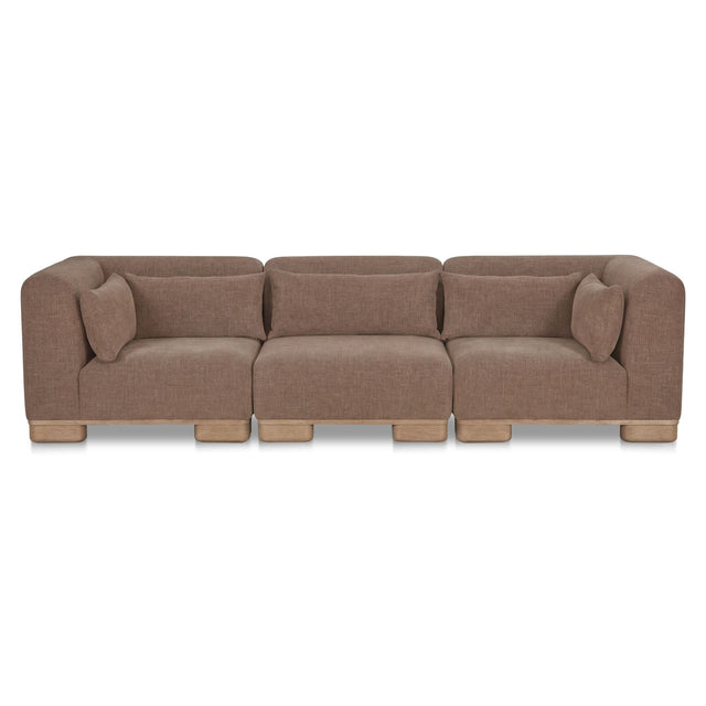 JUNE MODULAR SOFA DARK BROWN