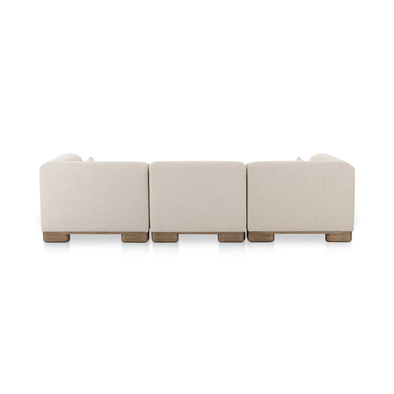 JUNE CORNER MODULAR SECTIONAL DARK BROWN