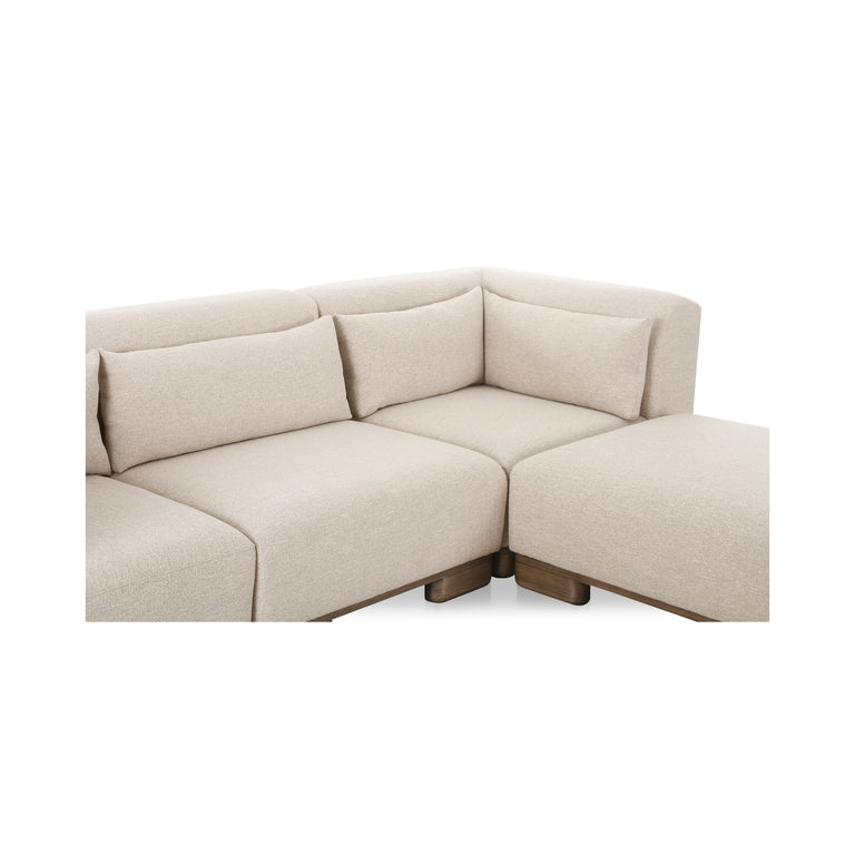 JUNE CORNER MODULAR SECTIONAL DARK BROWN