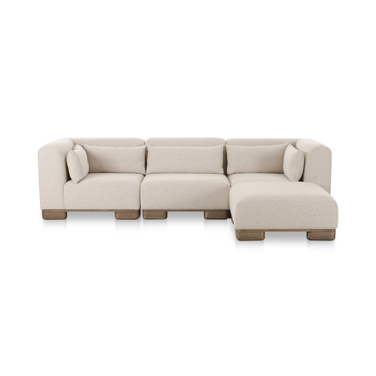 JUNE CORNER MODULAR SECTIONAL DARK BROWN