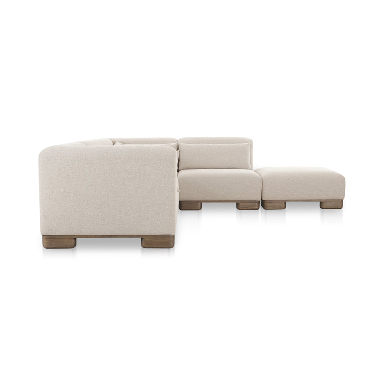 JUNE CORNER MODULAR SECTIONAL DARK BROWN