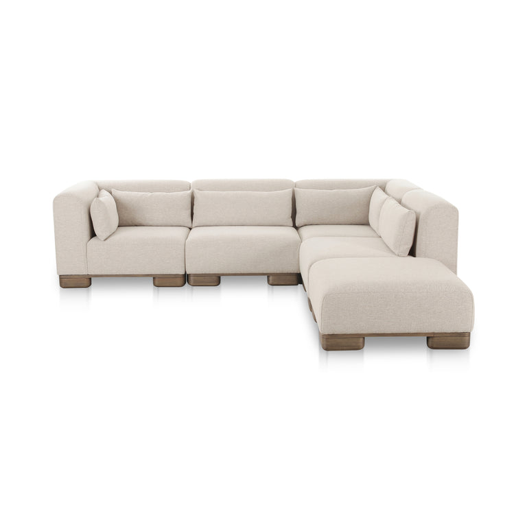 JUNE CORNER MODULAR SECTIONAL DARK BROWN