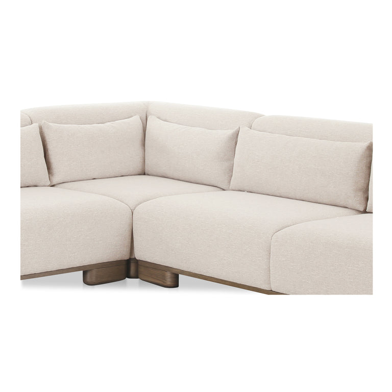 JUNE CORNER MODULAR SECTIONAL DARK BROWN