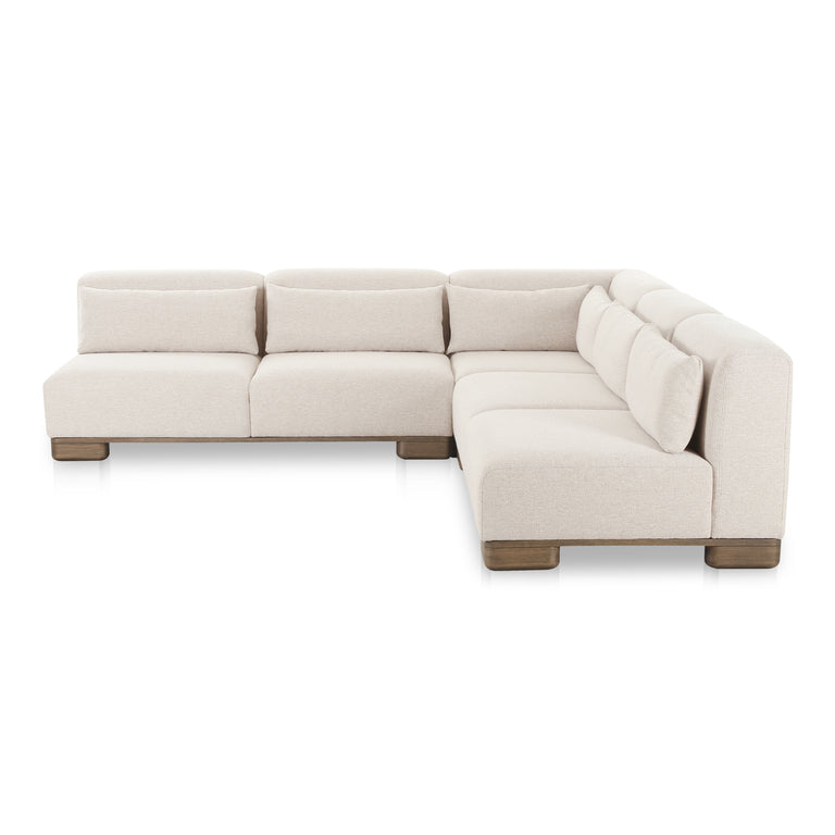 JUNE CORNER MODULAR SECTIONAL DARK BROWN