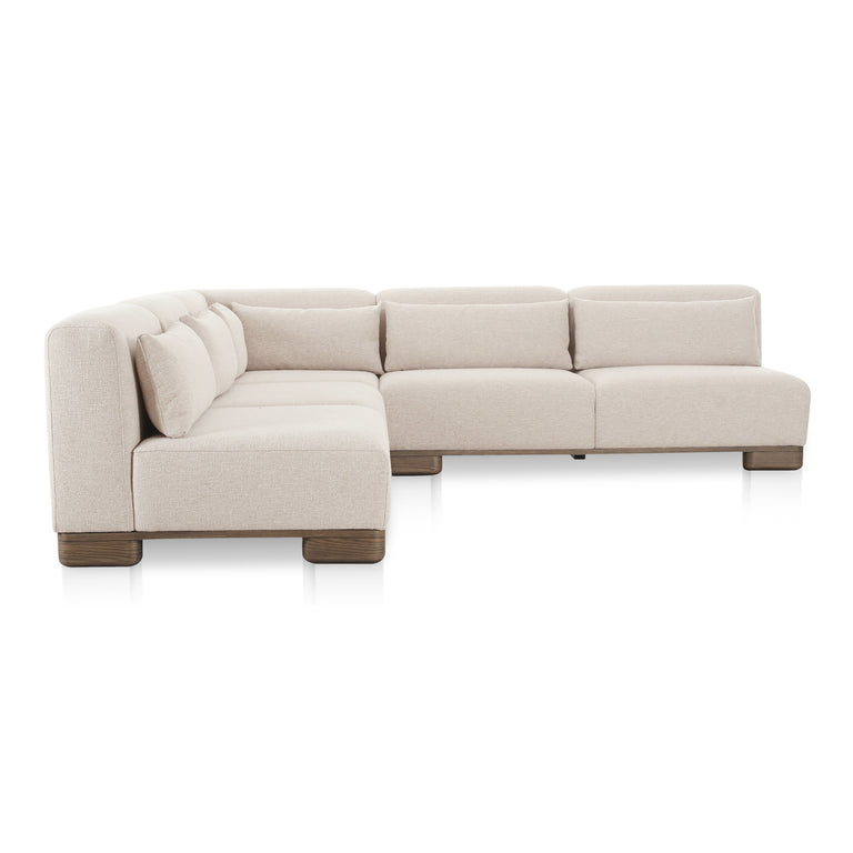 JUNE CORNER MODULAR SECTIONAL DARK BROWN