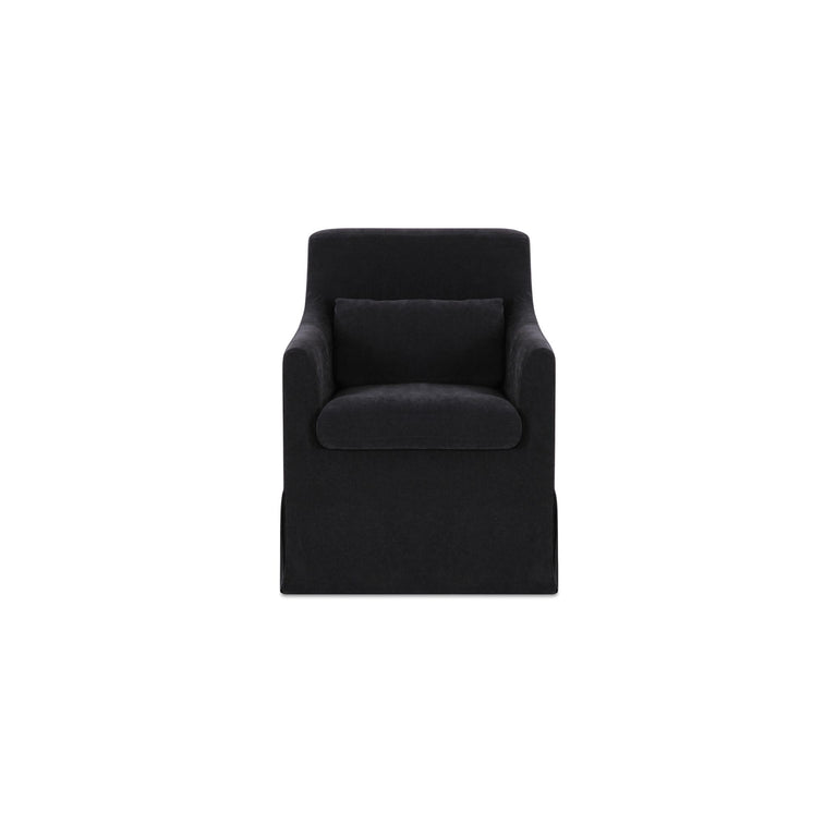 LYDIA SLIPCOVER DINING CHAIR BEIGE