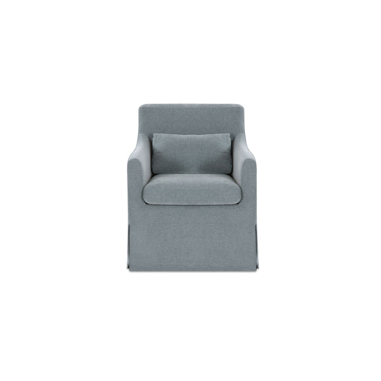 LYDIA SLIPCOVER DINING CHAIR BEIGE