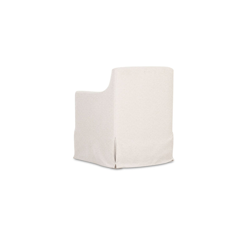 LYDIA SLIPCOVER DINING CHAIR BEIGE