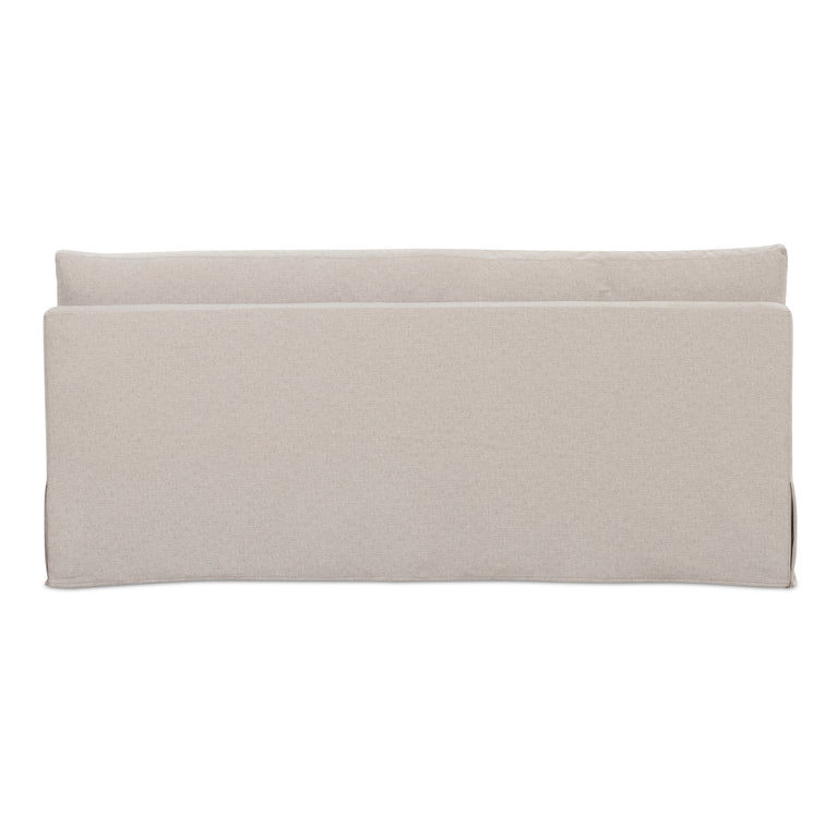 FABLE SLIPCOVER DINING BENCH BEIGE