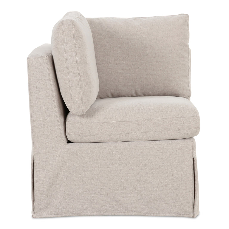 FABLE SLIPCOVER DINING CORNER CHAIR BEIGE