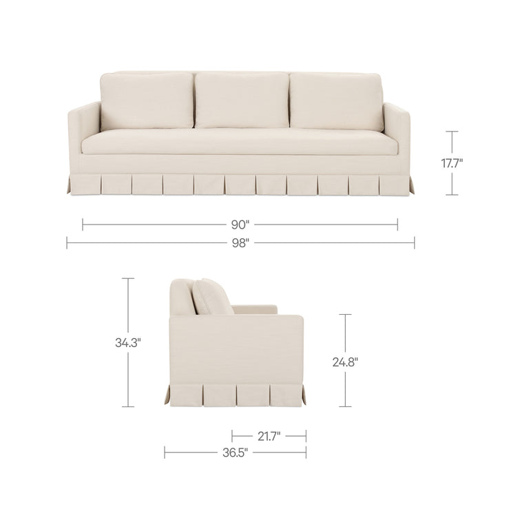 PELLICANO SOFA BEIGE STRIPE