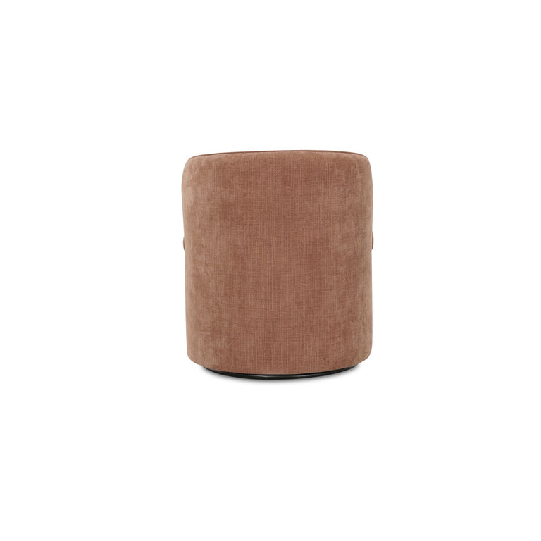 DANE SWIVEL DINING CHAIR FAUX GREEN MOHAIR