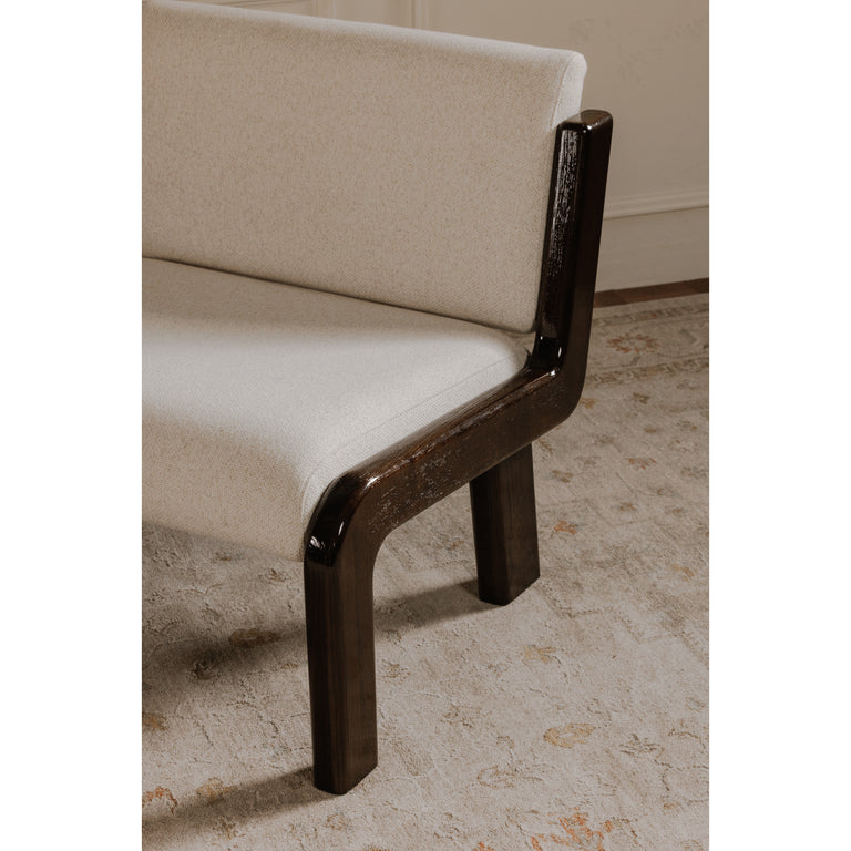 EDIE ACCENT CHAIR BLACK FAUX MOHAIR