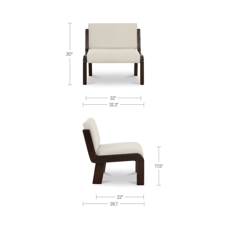 EDIE ACCENT CHAIR BLACK FAUX MOHAIR