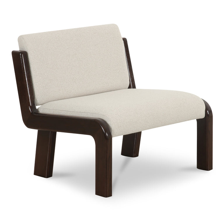 EDIE ACCENT CHAIR BLACK FAUX MOHAIR