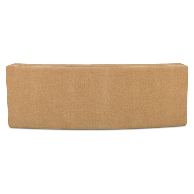 NAOMI CONCAVE SOFA DARK BROWN