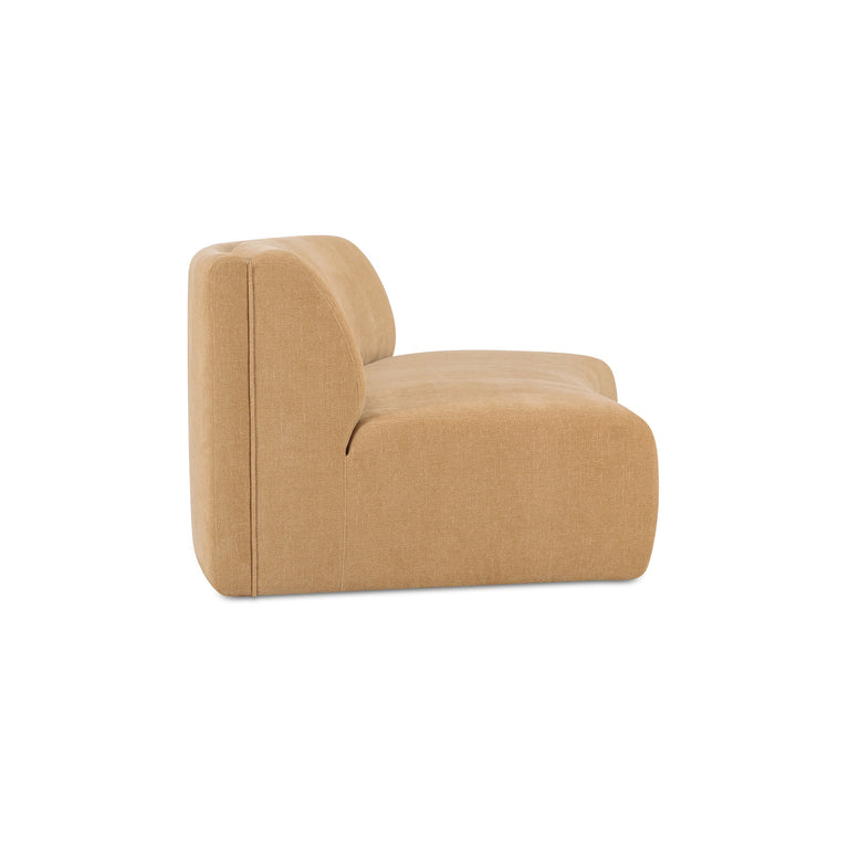 NAOMI CONCAVE SOFA DARK BROWN