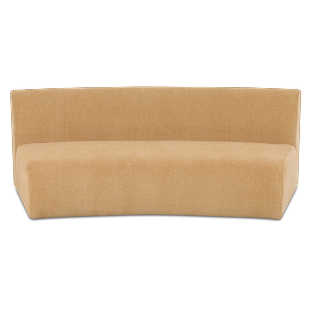NAOMI CONCAVE SOFA DARK BROWN