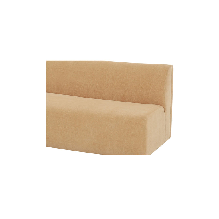 NAOMI CONCAVE SOFA DARK BROWN