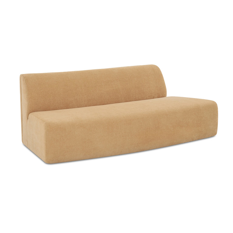 NAOMI CONCAVE SOFA DARK BROWN
