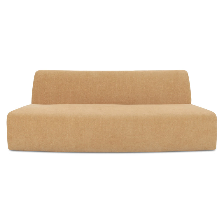 NAOMI CONCAVE SOFA DARK BROWN