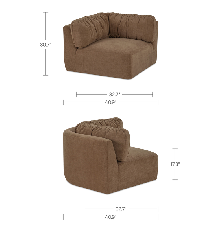 MATINA CORNER CHAIR OATMEAL