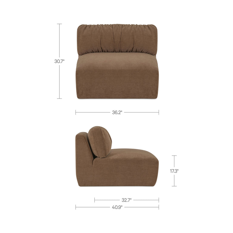MATINA SLIPPER CHAIR OATMEAL