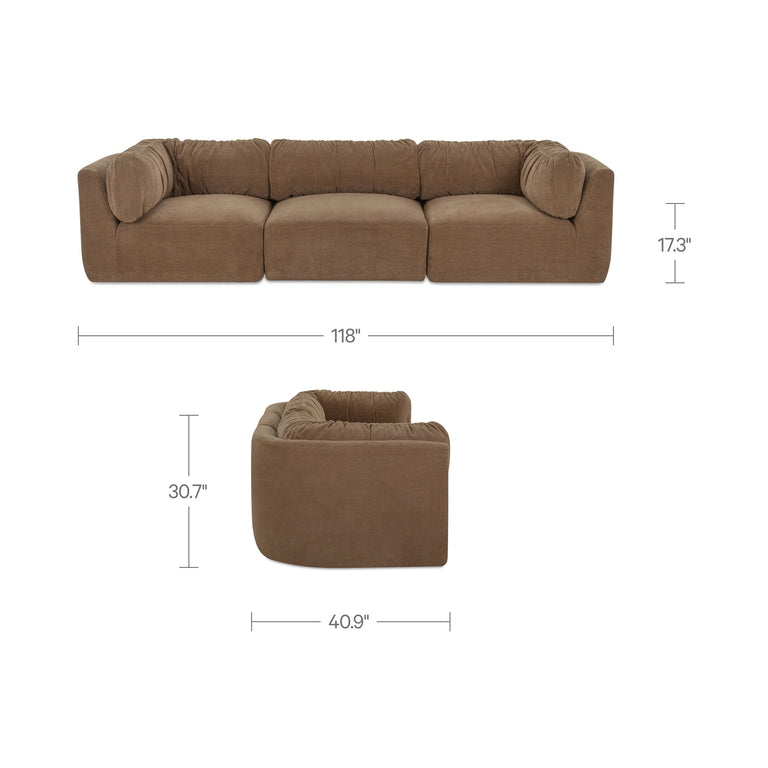 MATINA MODULAR SOFA OATMEAL