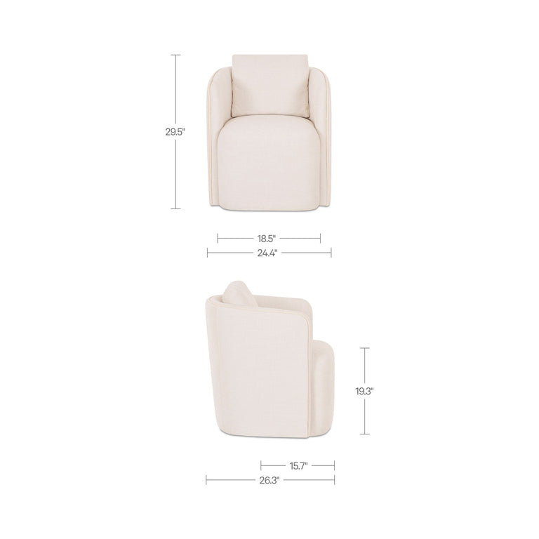 CECIL DINING CHAIR DARK BROWN