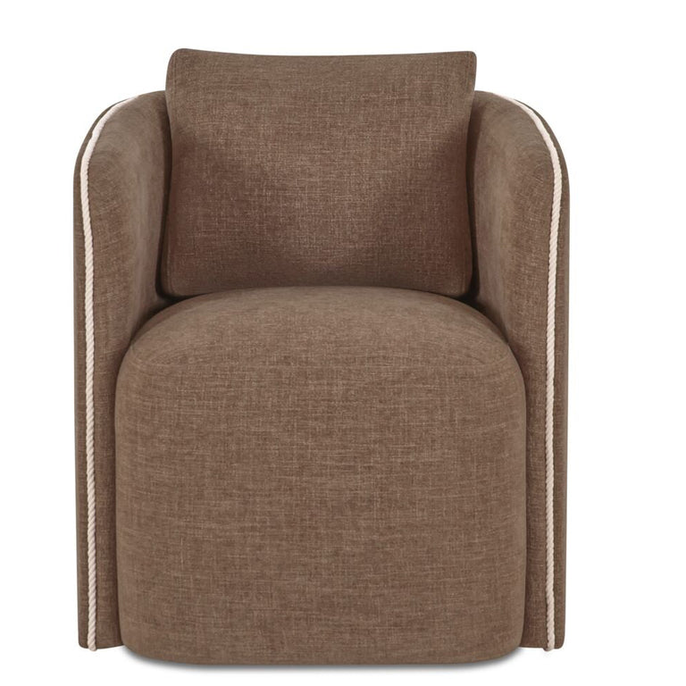 CECIL DINING CHAIR DARK BROWN